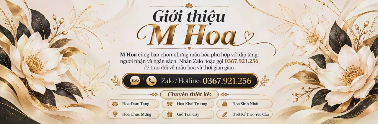 Ảnh bìa Shop hoa tươi Phường Võ Cường Bắc Ninh - Cùng bạn gửi lời cảm ơn
